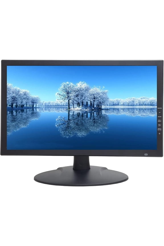 101AV Security 18.5 4K HDMI Security Monitor HDMI VGA & BNC Input Build in Speaker Audio Video Display Computer PC monitor for CCTV DVR Home Office Surveillance Optional Mount