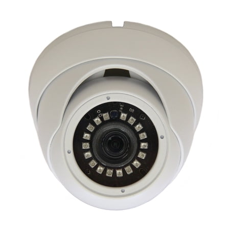 101AV Security Dome Camera 1080P 1920x1080 True Full-HD 4in1(TVI, AHD, CVI, CVBS) 3.6mm Fixed Lens SONY 2.4 Megapixel STARVIS Image Sensor In/Outdoor Smart IR DWDR Surveillance Home Office (White)