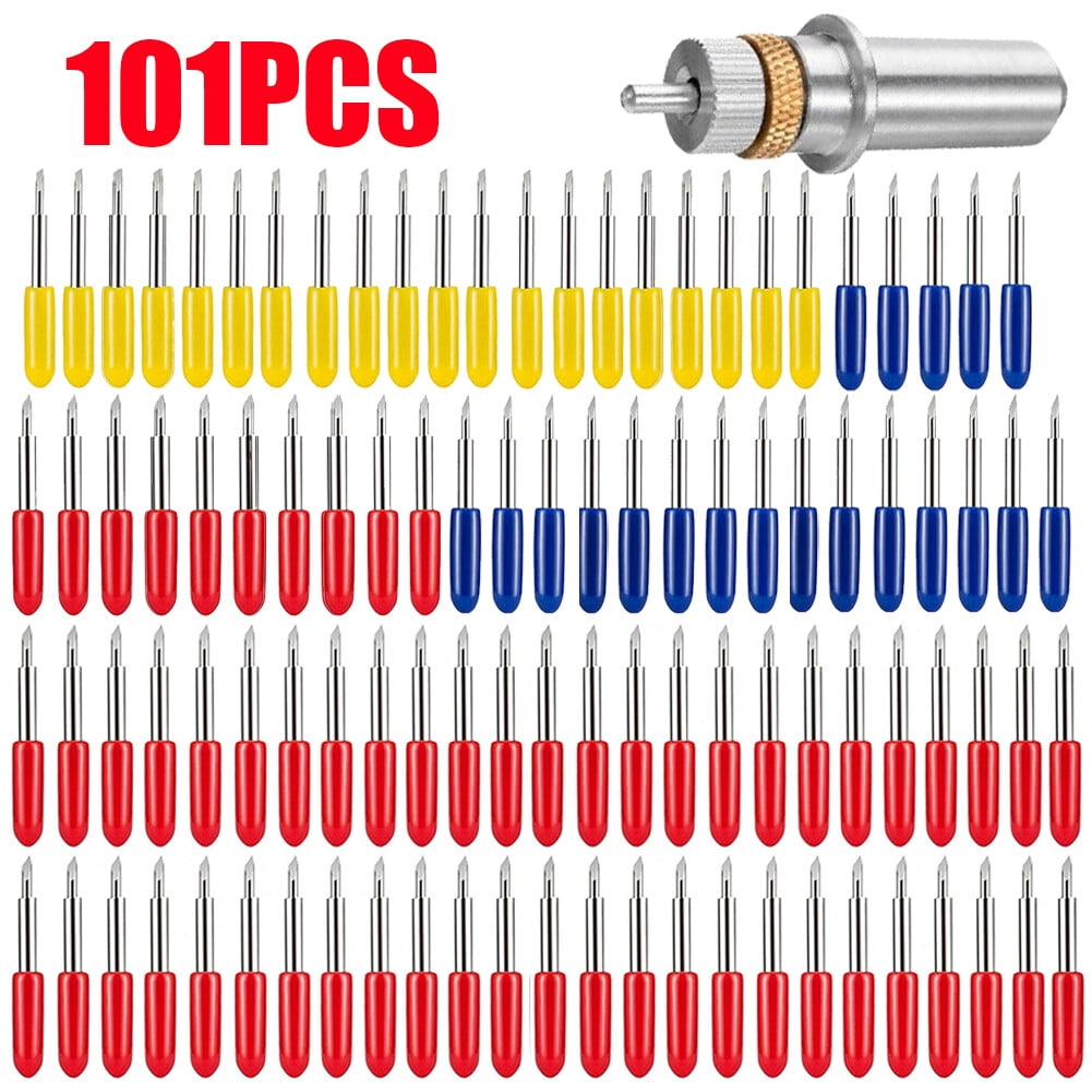 101PCS 30/45/60 Degrees Vinyl Cutter Plotter Roland Blades+Roland Blade Holder**