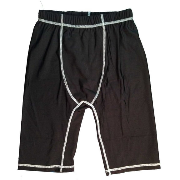 101SNORKEL Black Rash Shorts with Drawstring Waist XS