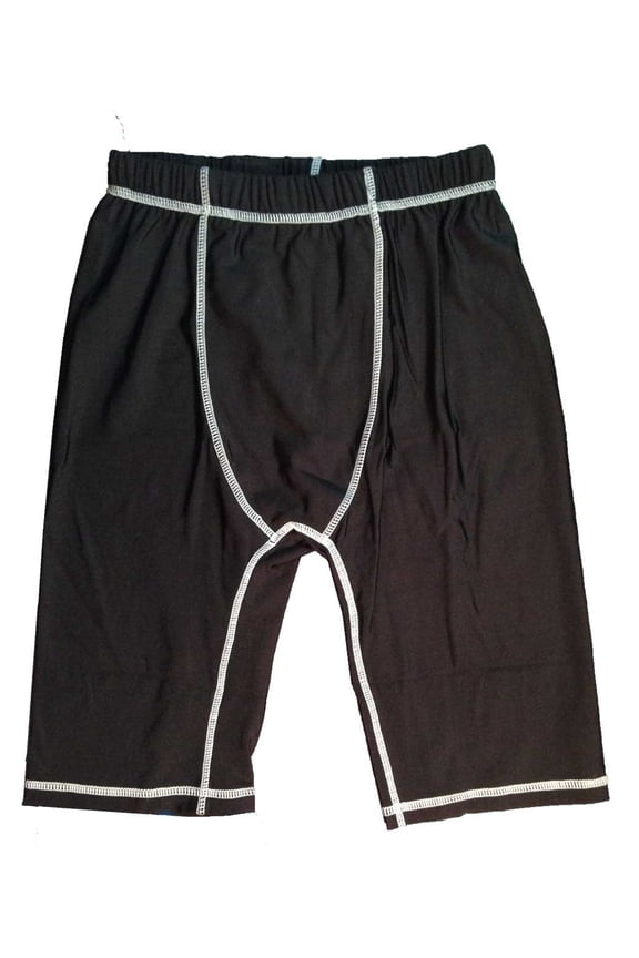 101SNORKEL Black Rash Shorts with Drawstring Waist XS