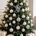 thumbnail image 1 of 101ct Mini Christmas Ball Ornaments Tree Decorations Set, Silver Shatterproof Hanging Ornaments Bulk for Fall Thanksgiving Autumn Xmas Holiday Party Decor, 1 of 7