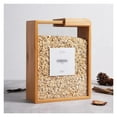 thumbnail image 1 of 101oz /3L Clear Large Wooden Cereal Containers Storage for Cereal, Rice, Snack, Candy Storage, 1 of 6