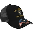 101st Airborne Air Assault Paratroops Veteran Baseball Cap Adjustable