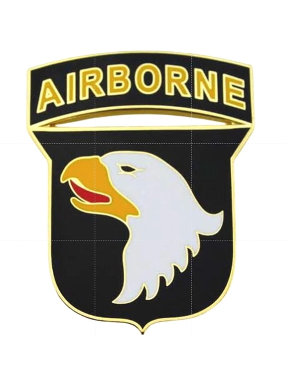 101st Airborne Screaming Eagle Novelty Biker Jacket Hat Lapel Pin 1" 3/4"