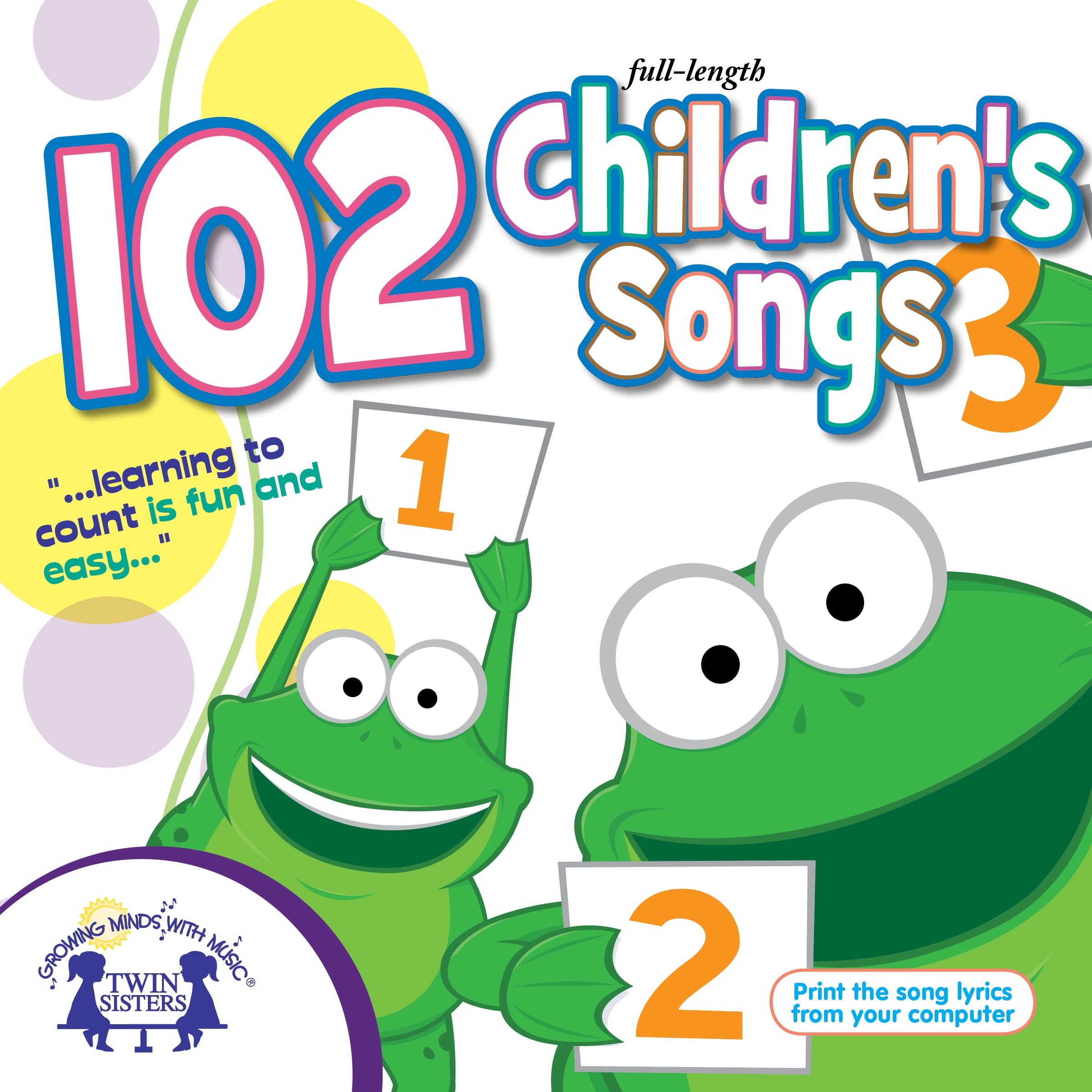 Pre-Owned 102 Children's Songs [2002] by Twin Sisters (CD, 3