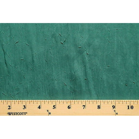 102" Extrawide Crushed Krinkled Polyester Sheer Fabric by the Yard - Everglade (A107.02)