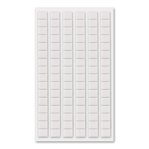102 Pcs Adhesive Sticky Tack Putty, Tacky Mounting Putty, Wall No Damage Poster, Removable Reusable(White)
