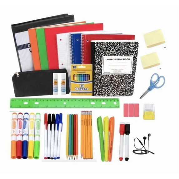 102 Pieces School Supplies Kit
