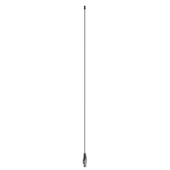 102 in. Steel Whip with 0.38 x 24 in. Thread Crimp Style