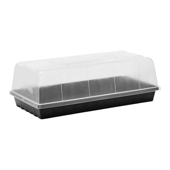 1020 Trays w/Humidity Dome Extra Strength, 5 Pack, for Seed Starting Plant Propagation Germination Tray No Holes Fodder System Starter