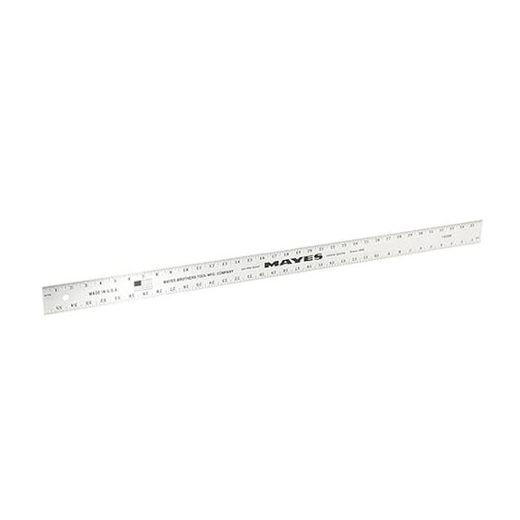 10208 36 Inch Straight Edge Aluminum Ruler, Heavy Duty 36 Inch Ruler with Metric and Standard Measurements, Extra Thick Precision Straight Edge