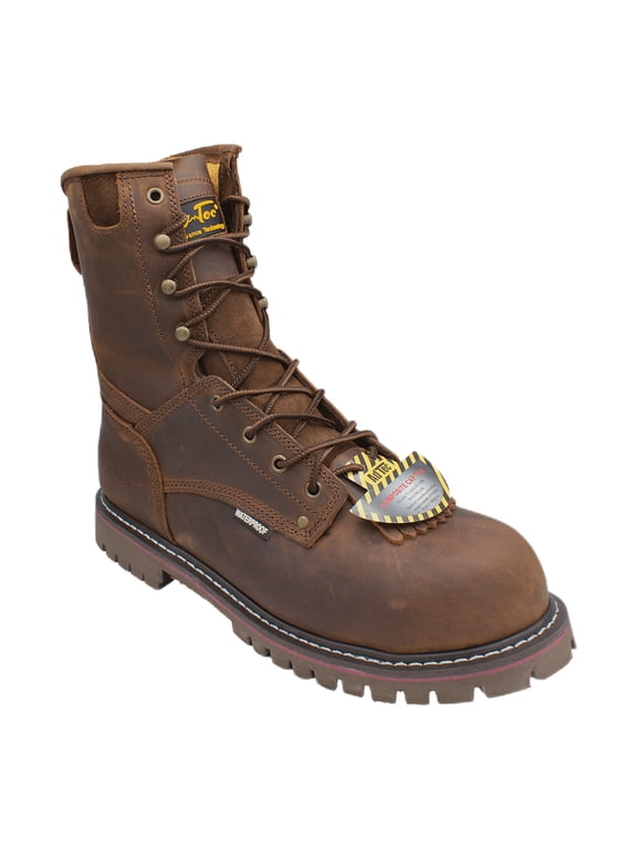 1021 Men's 8" Composite Toe Waterproof Logger Brown