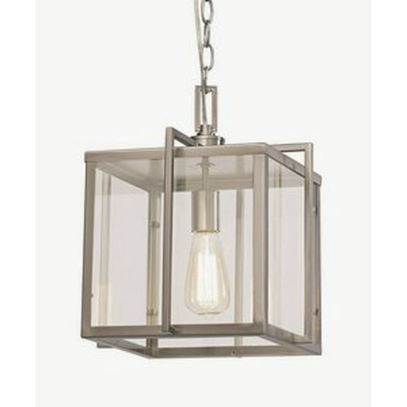 10211 BN Trans Globe Lighting Boxed - One Light Adjustable Pendant-Brushed Nickel Finish