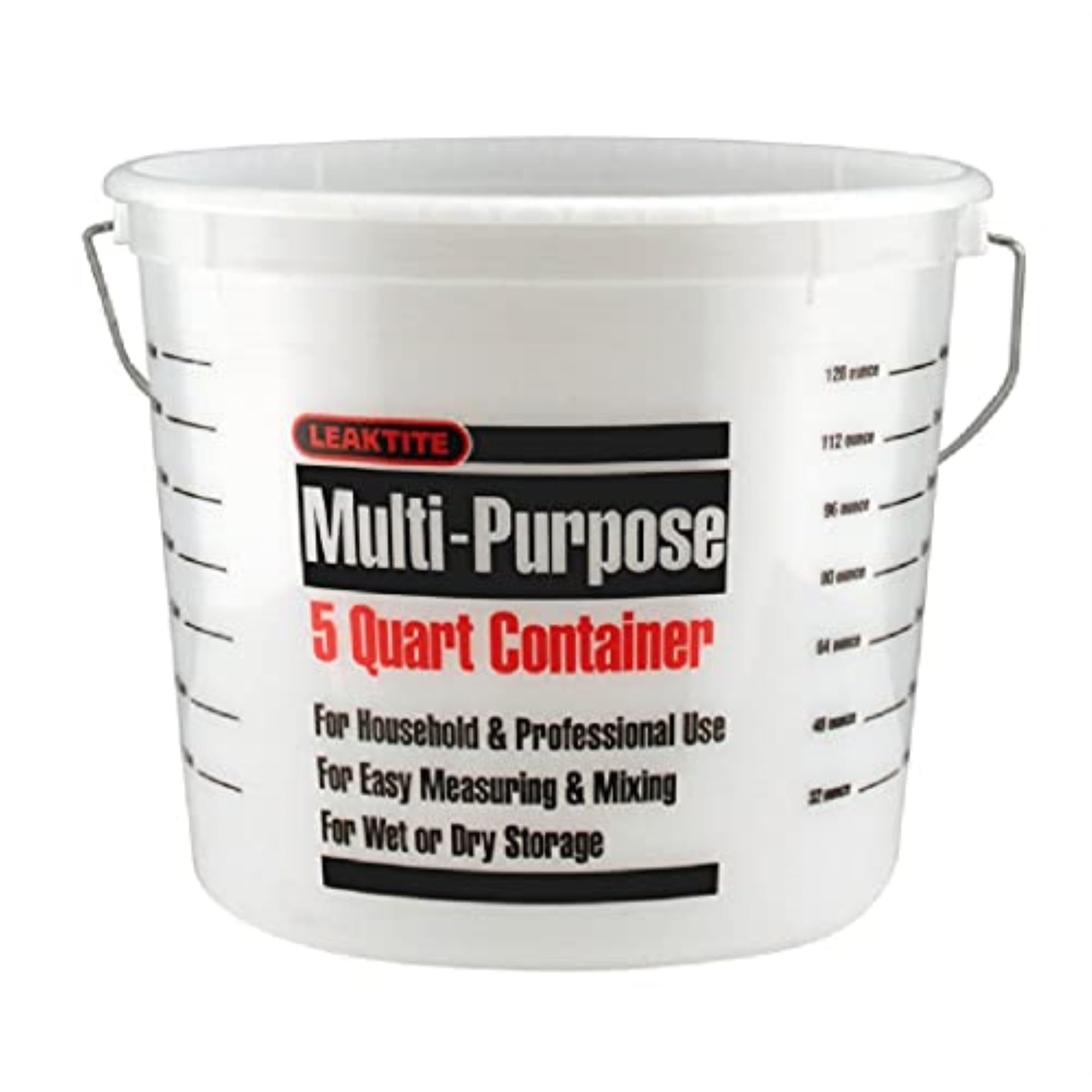 Leaktite White 5 qt Paint Pail