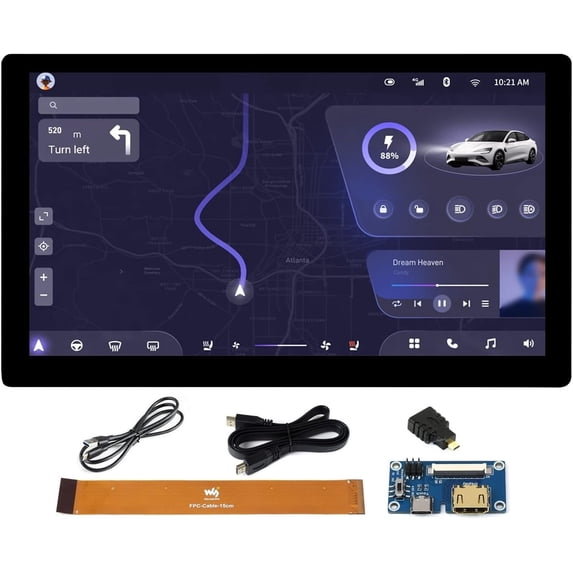 1024 × 600 Resolution 7inch IPS Display Integrated Thin and Light Touch ...