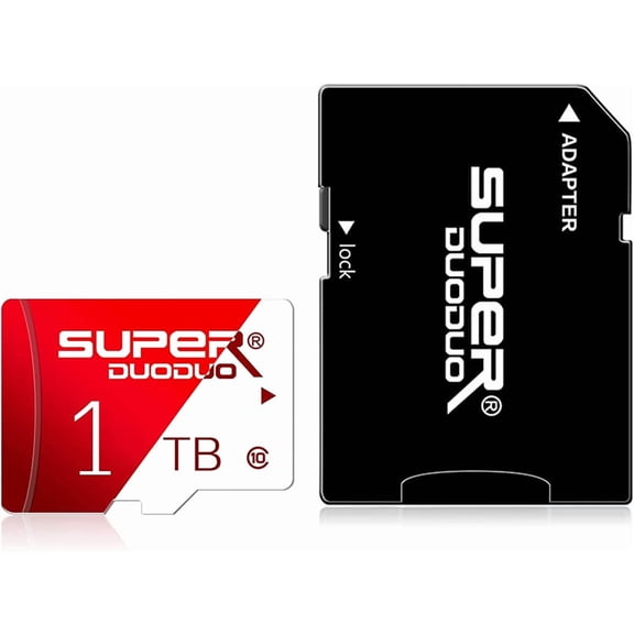 1024 Memory Card with Adapter,1T High Speed TF Card Full HD, Mini Card for Tablet/PC/Smartphone/Drone/Camera/Dash Cam.