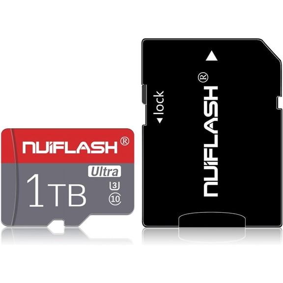 1024 Micro SD Card, 1 T Micro SD Memory CardS Class10 SD Card Adapter High Speed Flash Memory Card for Smartphone,Digital Camera,Tablet and Drone