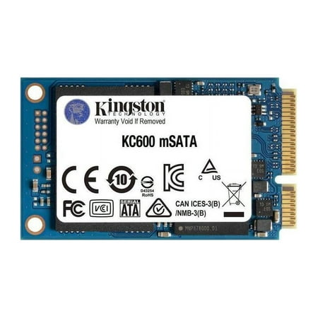 Kingston KC600 1TB Solid State Drive, mSATA Internal, (SATA/600)