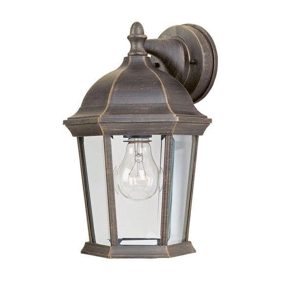 1024RP Builder Cast Outdoor Wall Light, Rust Patina