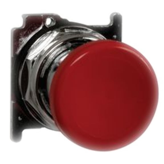 10250T122 Heavy-Duty Pushbutton, 30.5 mm, 1NO, Momentary, Mushroom, Red, 10250T Series