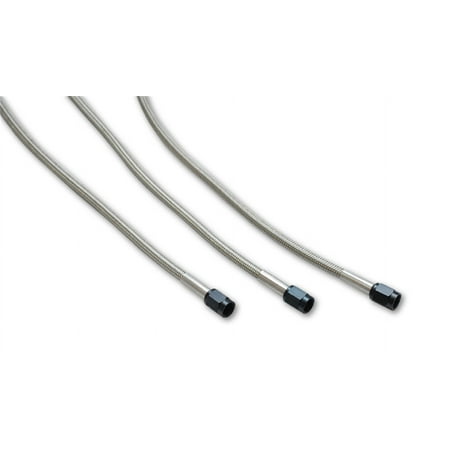 Vibrant Performance 10275 VIB10275 UNIVERSAL OIL FEED KIT (2 FOOT HOSE WITH -4AN MALE FITTINGS)