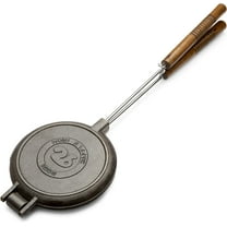 1028 Chuckwagon Waffle Iron, Cast Iron, One Size, Gray