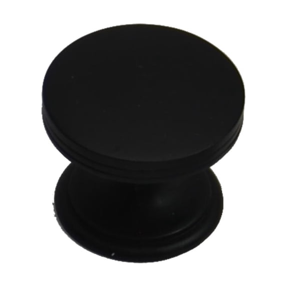 Residential Essentials 10299BK 1.37 in. Cabinet Knob - Black