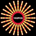 thumbnail image 1 of 102Pcs LED Light Up Foam Sticks with Color Flashing, Glow Party Supplies for Wedding Birthday, Raves, Concert, Camping, New Year, Carnival, Halloween Christmas, Red Flashing Lights, 1 of 12