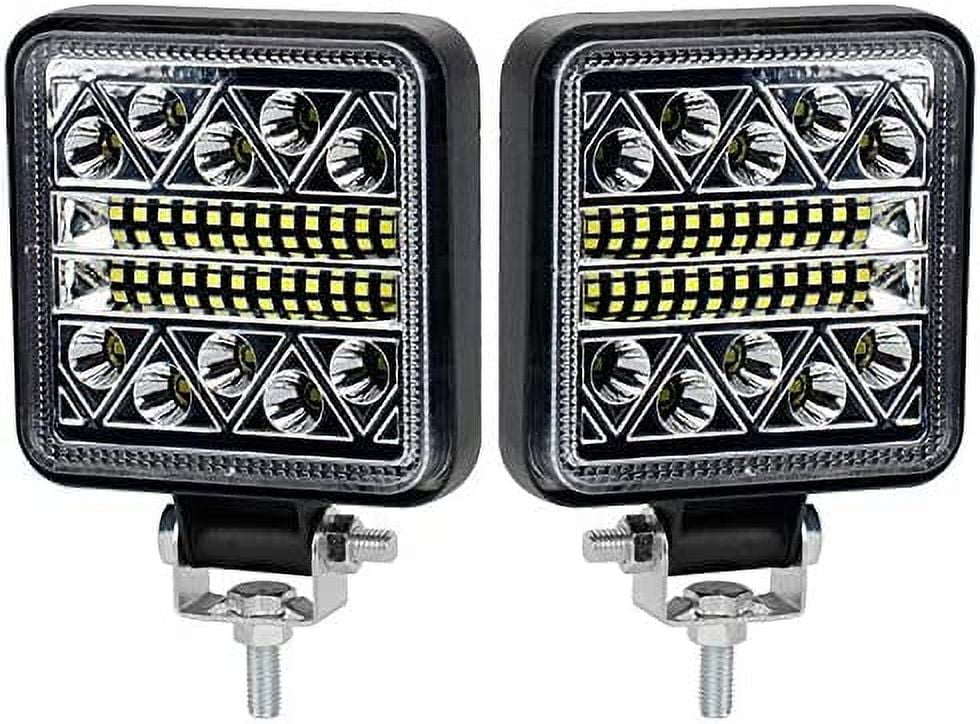 Gyrophare LED Magnétique D-TECH 12/24V Ambre - Pour Tracteur, Camion, Remorque, Base Aimantée, 3 Modes Clignotants