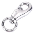 thumbnail image 1 of 102mm Hanging Chair Swivel Hook Snap Swing Hook Hammock Chair Hanging Accessories For Outdoor And Indoor (silver, 300kg Weight Limit), 1 of 3