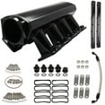 thumbnail image 1 of 102mm Intake Manifold with Fuel Rails for Chevrolet Chevy GMC Pontiac LS LS1 LS2 LS6 (Black), 1 of 8