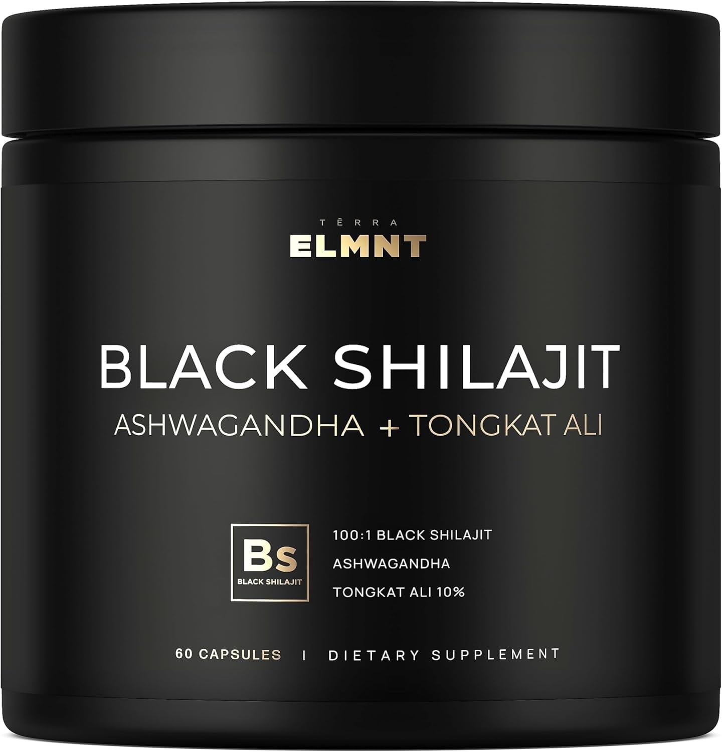 103,800mg Black Shilajit for Men 100x Strength w. Ashwagandha & Tongkat Ali 10% Extract - Ultra Pure Himalayan Shilajit Capsules 60% Fulvic Acid - Energy, Stamina & Performance Mens Health Supplement