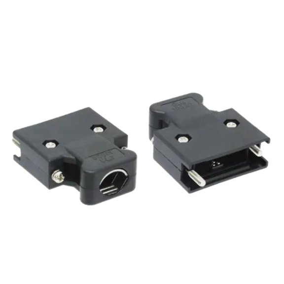 10320-52A0-008 Backshell Connector 20 Position Black 180? Unshielded 180DEG 1=1PC