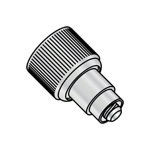 1032X.370X.187 Retractable Captive Panel Fastener Flare In Style Natural Finish (Pack Qty 20) BC-196204
