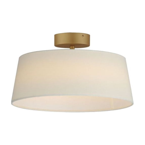 10330OFNAB-Maxim Lighting-Paramount - 19.5W 1 LED Flush Mount-6 Inches Tall and 16 Inches Wide-Natural Aged Brass Finish