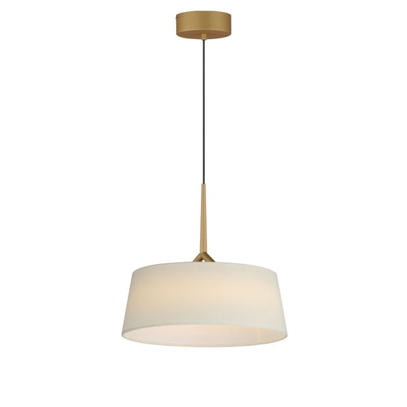 10334OFNAB Maxim Lighting Paramount - 19.5W 1 LED Pendant-11 Inches Tall and 16 Inches Wide-Natural Aged Brass Finish