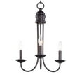 thumbnail image 1 of 10343OI-Maxim Lighting-Logan-3 Light Candle Chandelier in Modern style-15.5 Inches wide by 19.25 inches high-Oil Rubbed Bronze Finish, 1 of 4