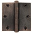 thumbnail image 1 of 1035.112 3-1/2" x 3-1/2" Square Corner Plain Bearing Hinge - Venetian Bronze, 1 of 7