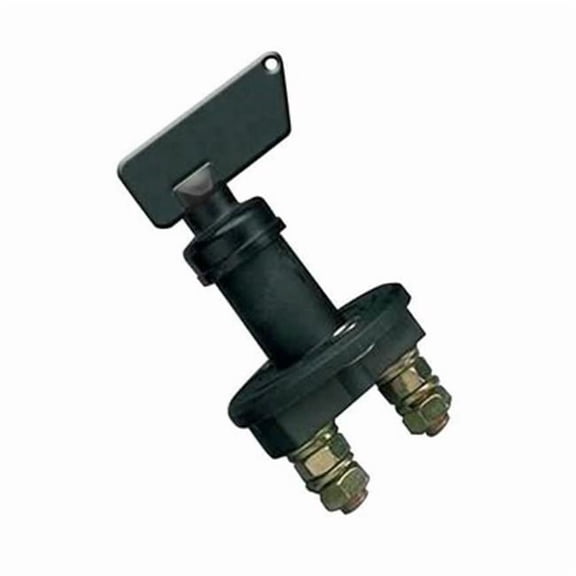1036 Battery Disconnect Switch - Black - 150 Amp - Key Activated - Safety Cutoff