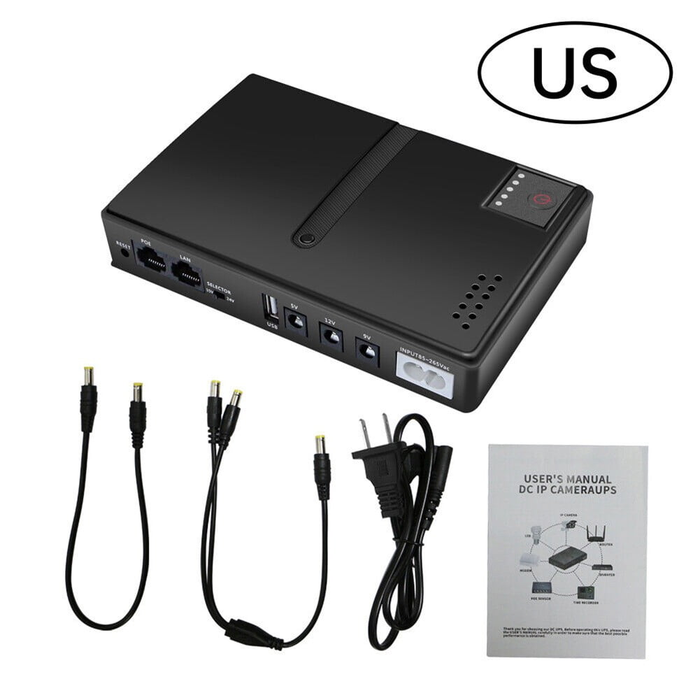 1036P 5V 9V 12V Backup DC UPS Uninterruptible Power Supply For WIFI ...