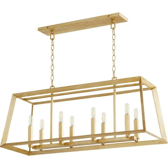 Cyan lighting - Hyperion - 8 Light Island-14 Inches Tall and 12.5 Inches Wide