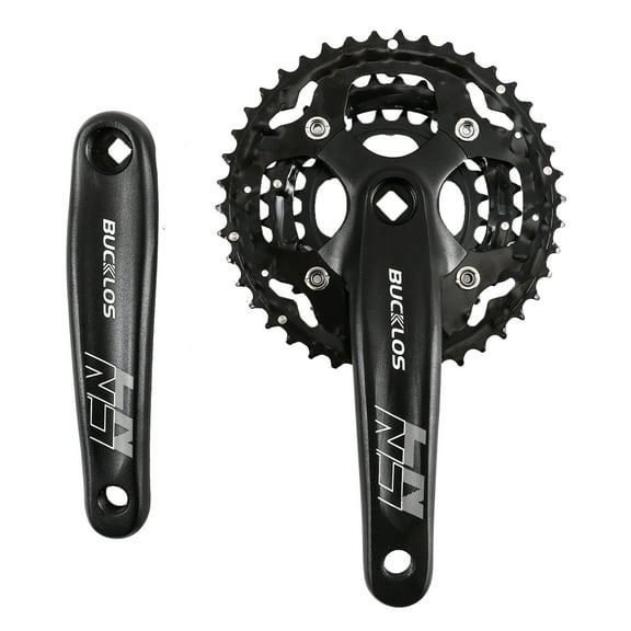 104/64 BCD Double Triple MTB Crankset 170mm with 22/24/26/32/38/42/44T Chainring Set, Square Taper Crank, Mountain Bike Crankset 8/9/10 Speed Compatible with Shimano Sram FSA