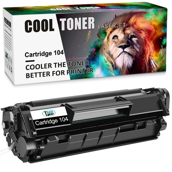 104 Black Toner Cartridge Compatible for Canon Cartridge 104 CRG104 CGR-104 FAX-L100 imageCLASS D420 MF4150d MF4270dn MF4350d MF4370dn MF4690 Laser Printer and FAXPHONE L120 L90 (1-Pack)