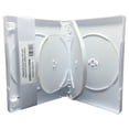 thumbnail image 1 of (104) CheckOutStore Premium Multi Disc with Patented M-Lock Hub DVD Cases (6 Disc - White), 1 of 3