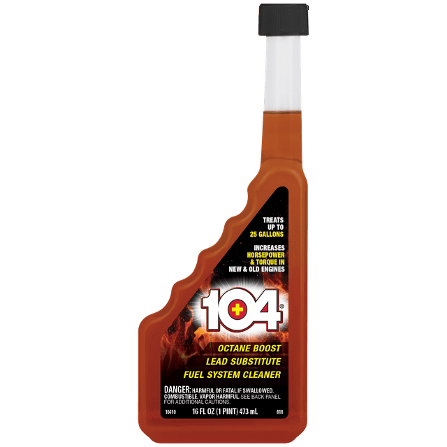 104+ Fuel system cleaner Performance Max Octane Boost and Lead