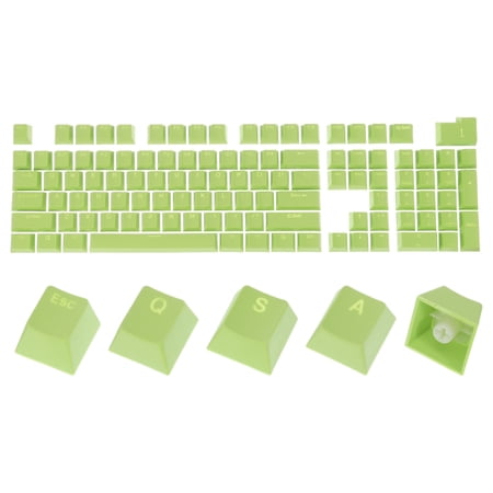 104 Key PBT Keycap Set OEM Profile 60% for 61/68/87/98/100/104 Keys Mechanical Keyboard Layout, Green