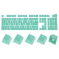 thumbnail image 1 of 104 Key PBT Keycap Set OEM Profile 60% for 61/68/87/98/100/104 Keys Mechanical Keyboard Layout, Turquoise, 1 of 6