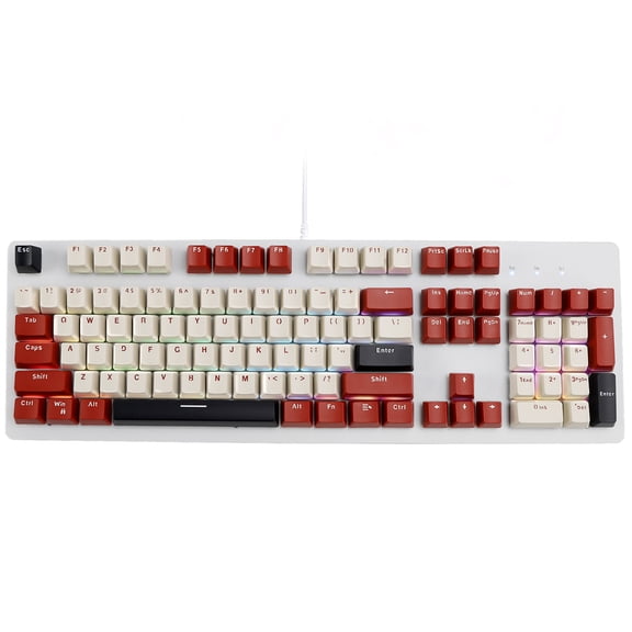 VIPQV 104-Key Wired Mechanical Keyboard, Hot Swappable Custom Keyboard, RGB Backlit Gaming Keyboard for PC/Tablet/Xbox/PS4/PS5