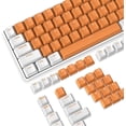 thumbnail image 1 of ZIYOU LANG 104 Keys Custom PBT Keycap Set Double Shot OEM Profile Orange for Mechanical Keyboard DIY, 1 of 7